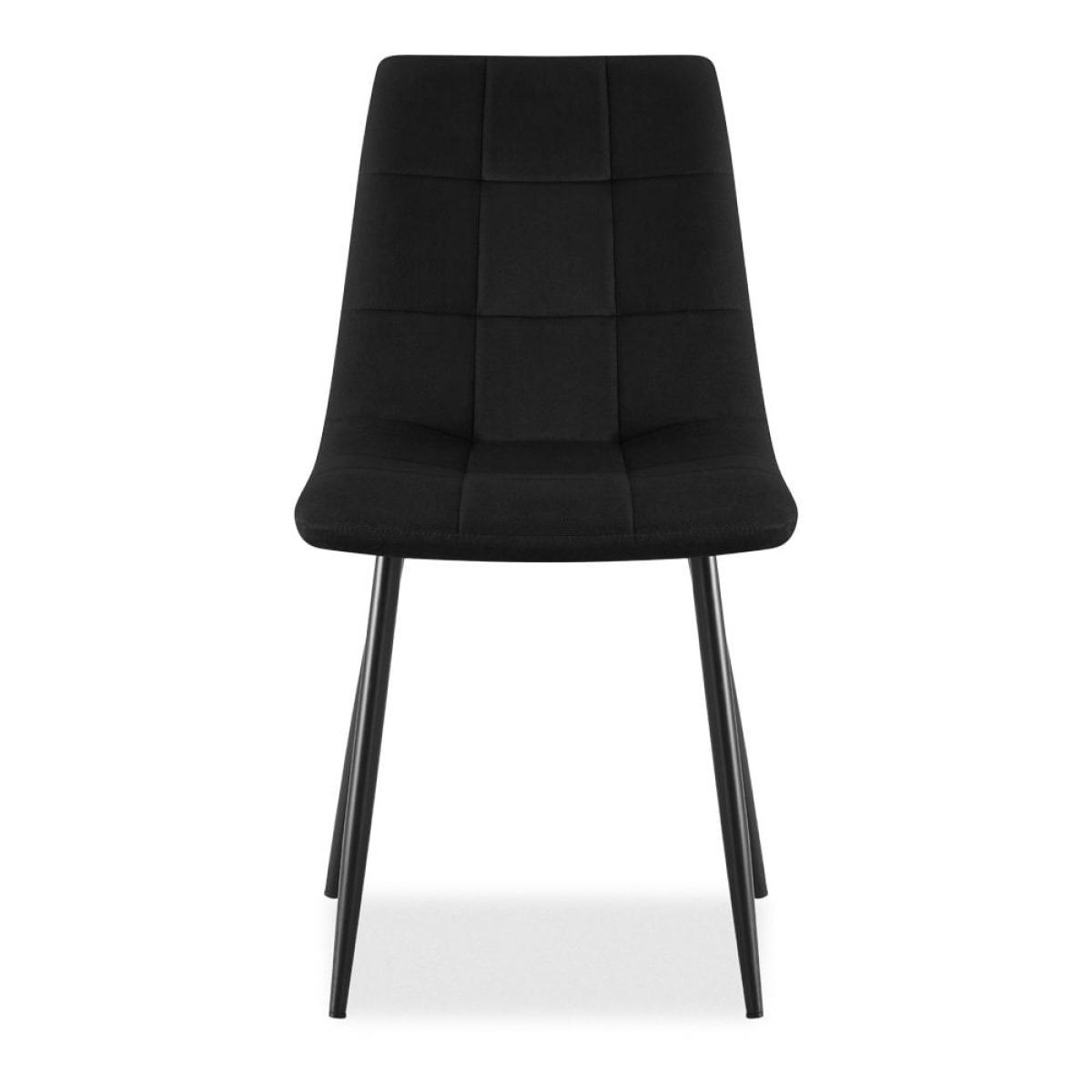 Bovey Dining Chair, Black Velvet – image 3