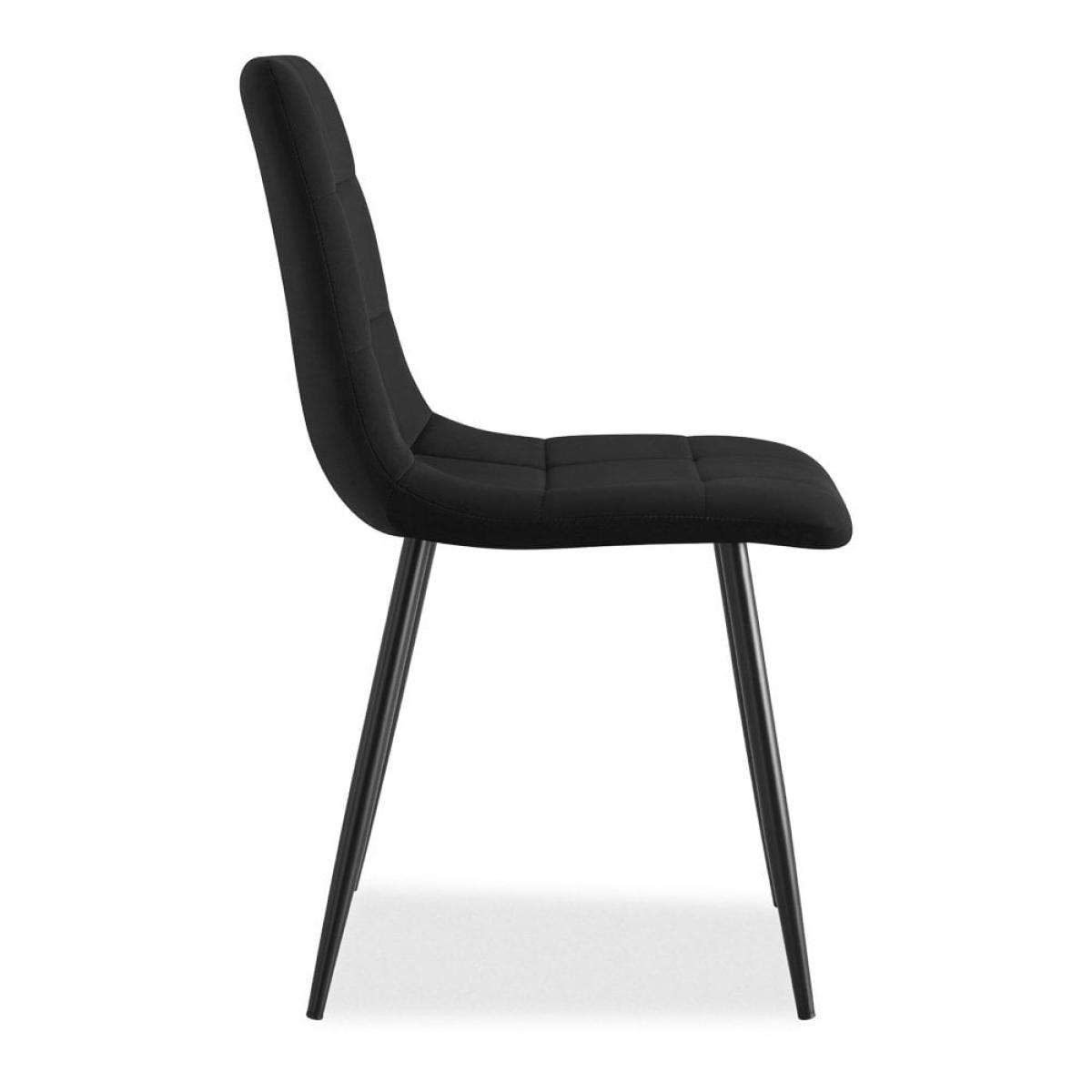 Bovey Dining Chair, Black Velvet – image 4