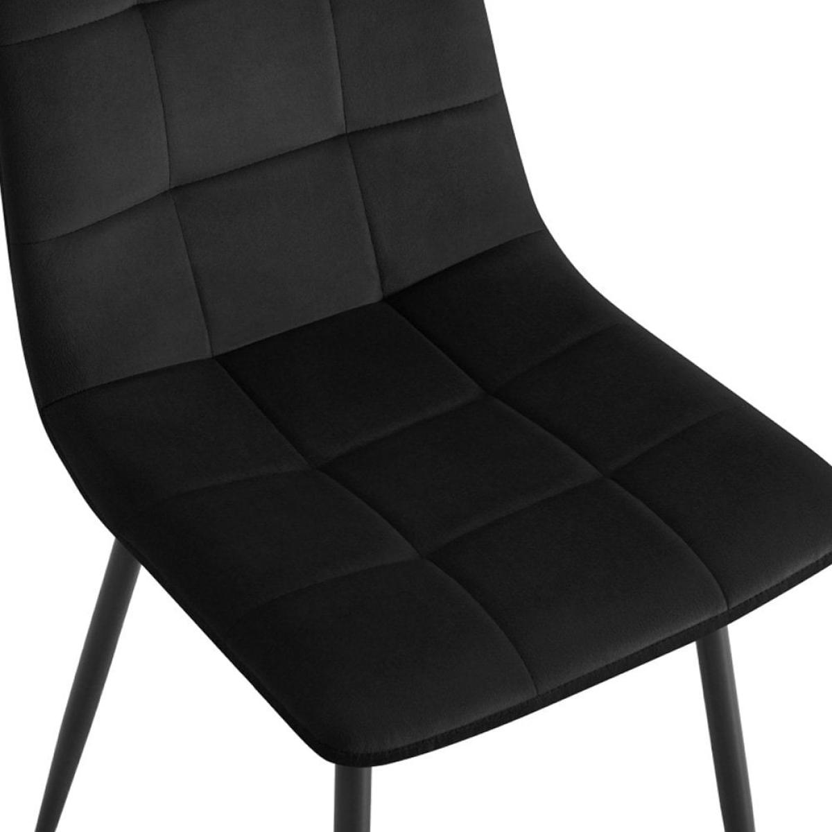 Bovey Dining Chair, Black Velvet – image 7