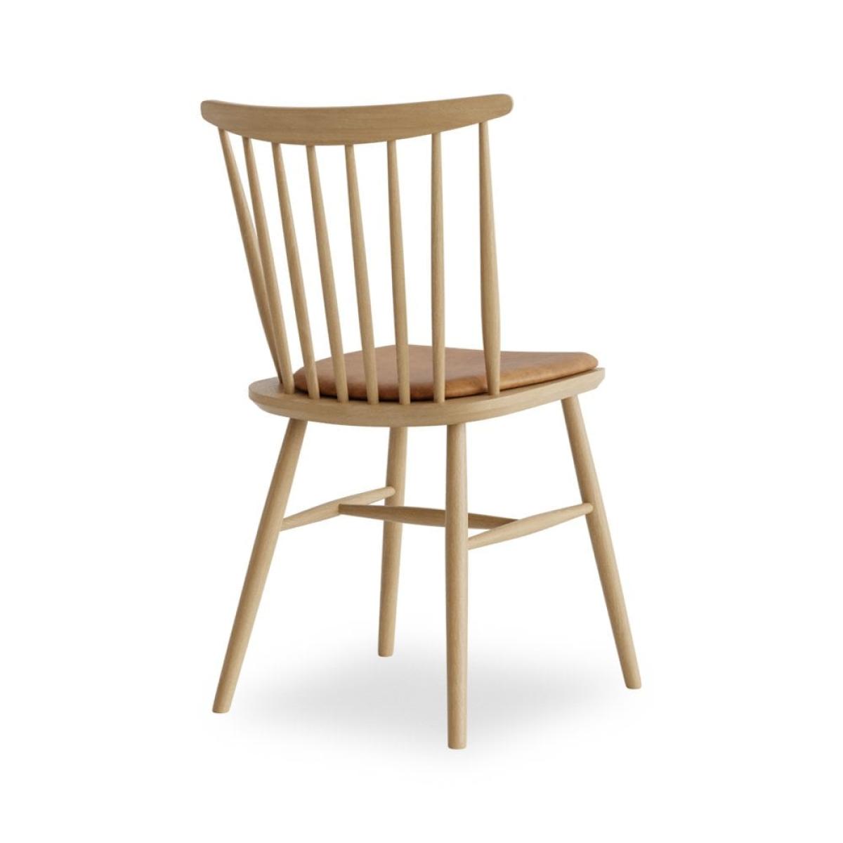 Wand Wooden Dining Chair, Oak & Vintage Tan – image 5