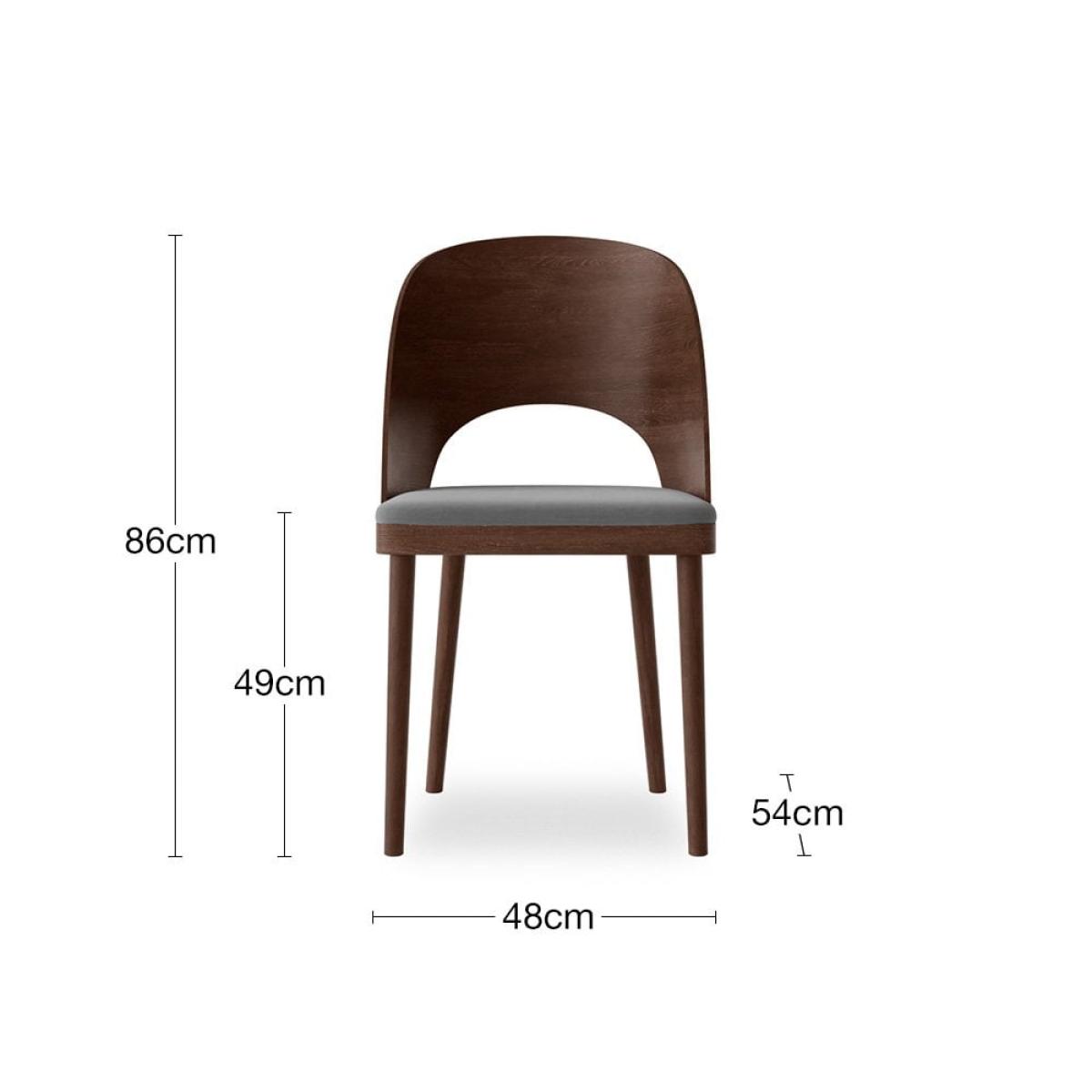 Avola Wooden Dining Chair – image 5