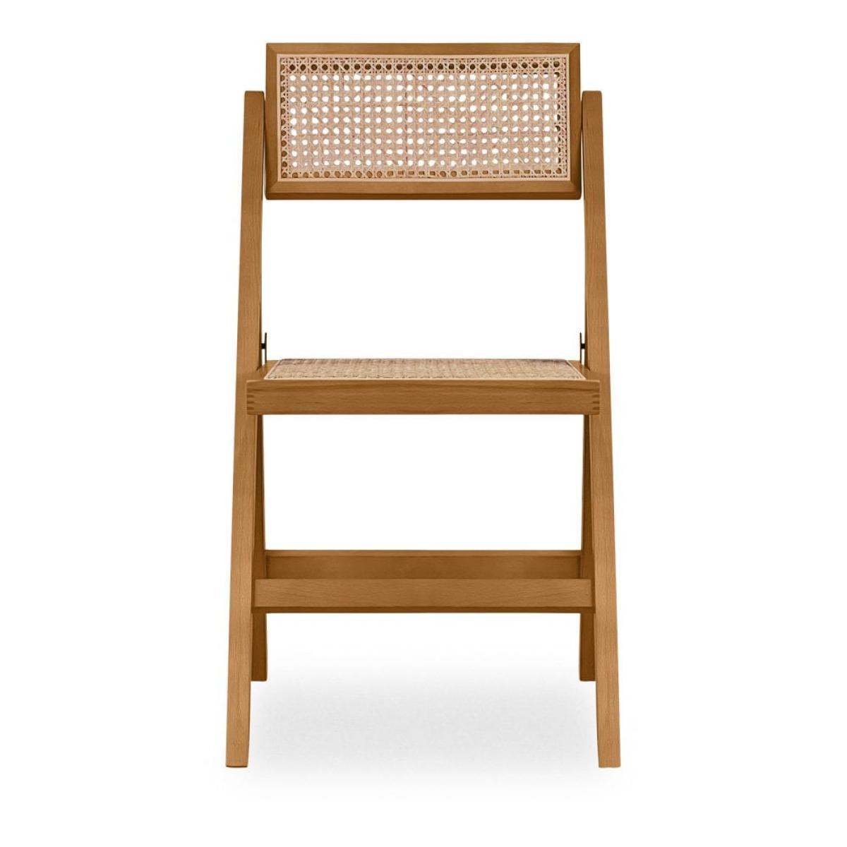 £30 Off Palmer Wooden Folding Dining Chair, Light Walnut – image 3