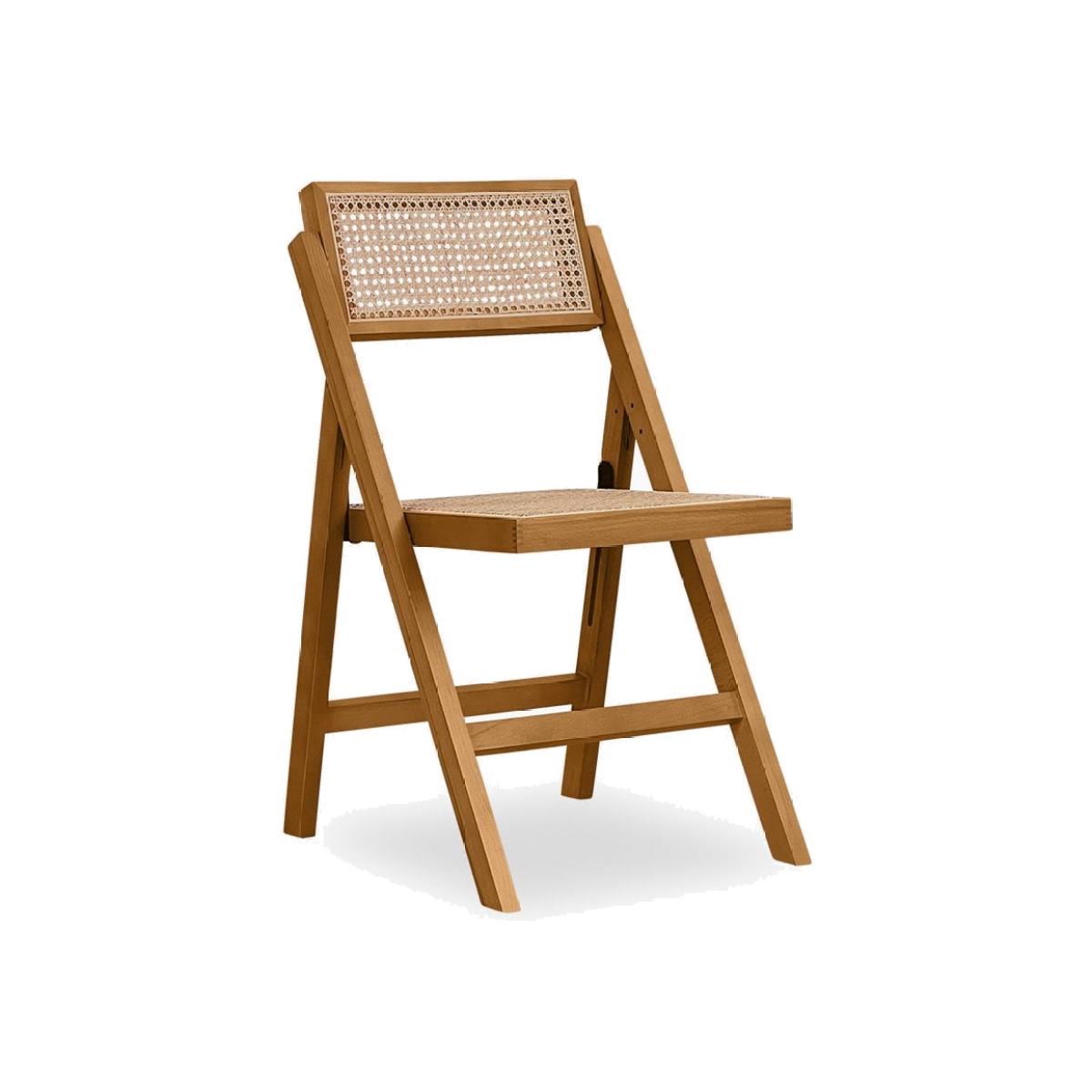 £30 Off Palmer Wooden Folding Dining Chair, Light Walnut – image 1