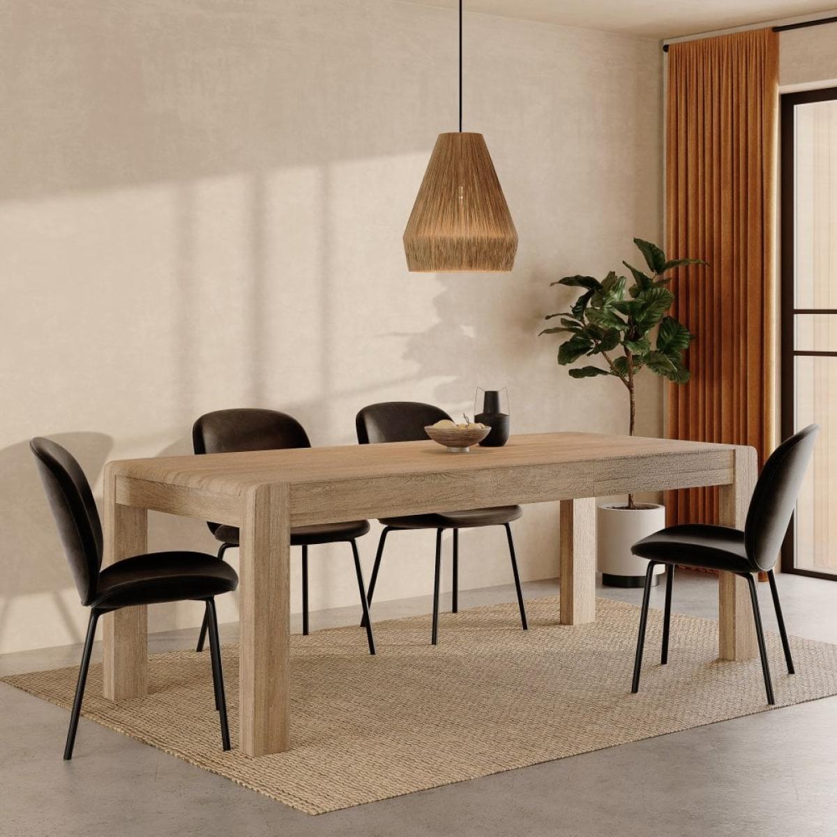 Hoxton Dining Chair, Midnight Grey Sustainable Velvet – image 2