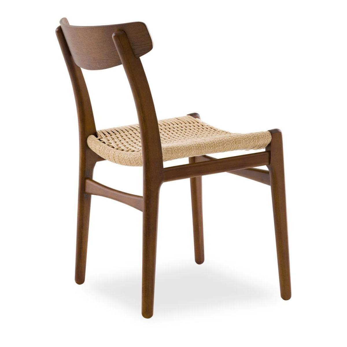 Camberwell Dining Chair, Natural Weave & Walnut – image 5