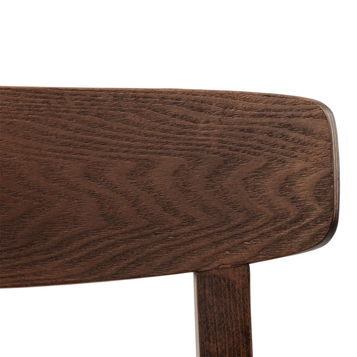 Camberwell Dining Chair, Natural Weave & Walnut – image 8