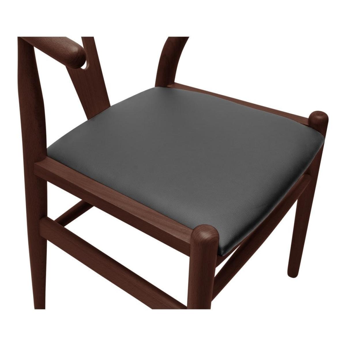 £20 Off Mia Wooden Dining Chair, Black & Walnut – image 7