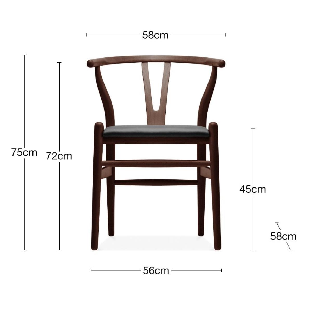 £20 Off Mia Wooden Dining Chair, Black & Walnut – image 8