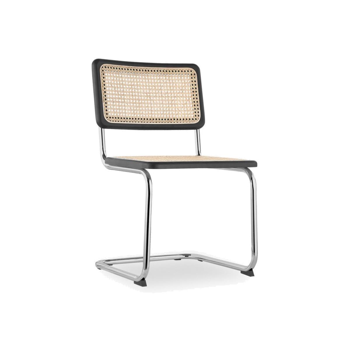 £20 Off Kenton Dining Chair, Black & Chrome Leg Colour: Chrome – image 1
