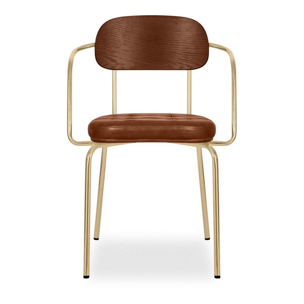 Maddox Carver Dining Chair, Vintage Tan – image 2