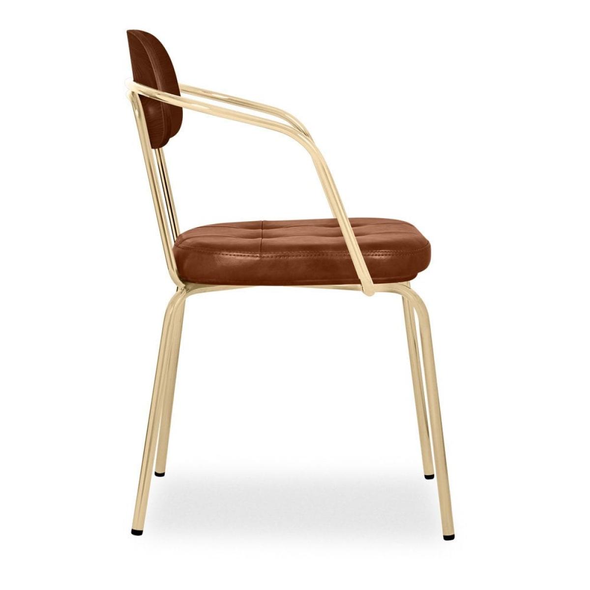 Maddox Carver Dining Chair, Vintage Tan – image 3