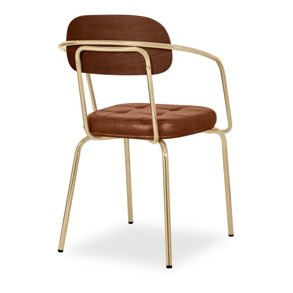 Maddox Carver Dining Chair, Vintage Tan – image 4
