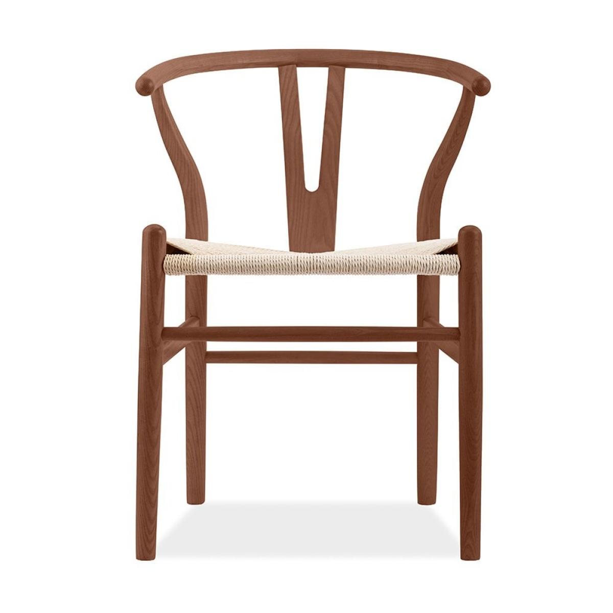 £10 Off Wish Wooden Dining Chair, Natural Weave & Light Walnut – image 3