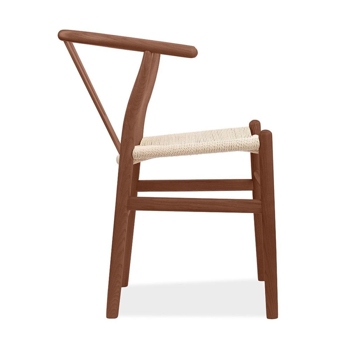 £10 Off Wish Wooden Dining Chair, Natural Weave & Light Walnut – image 4