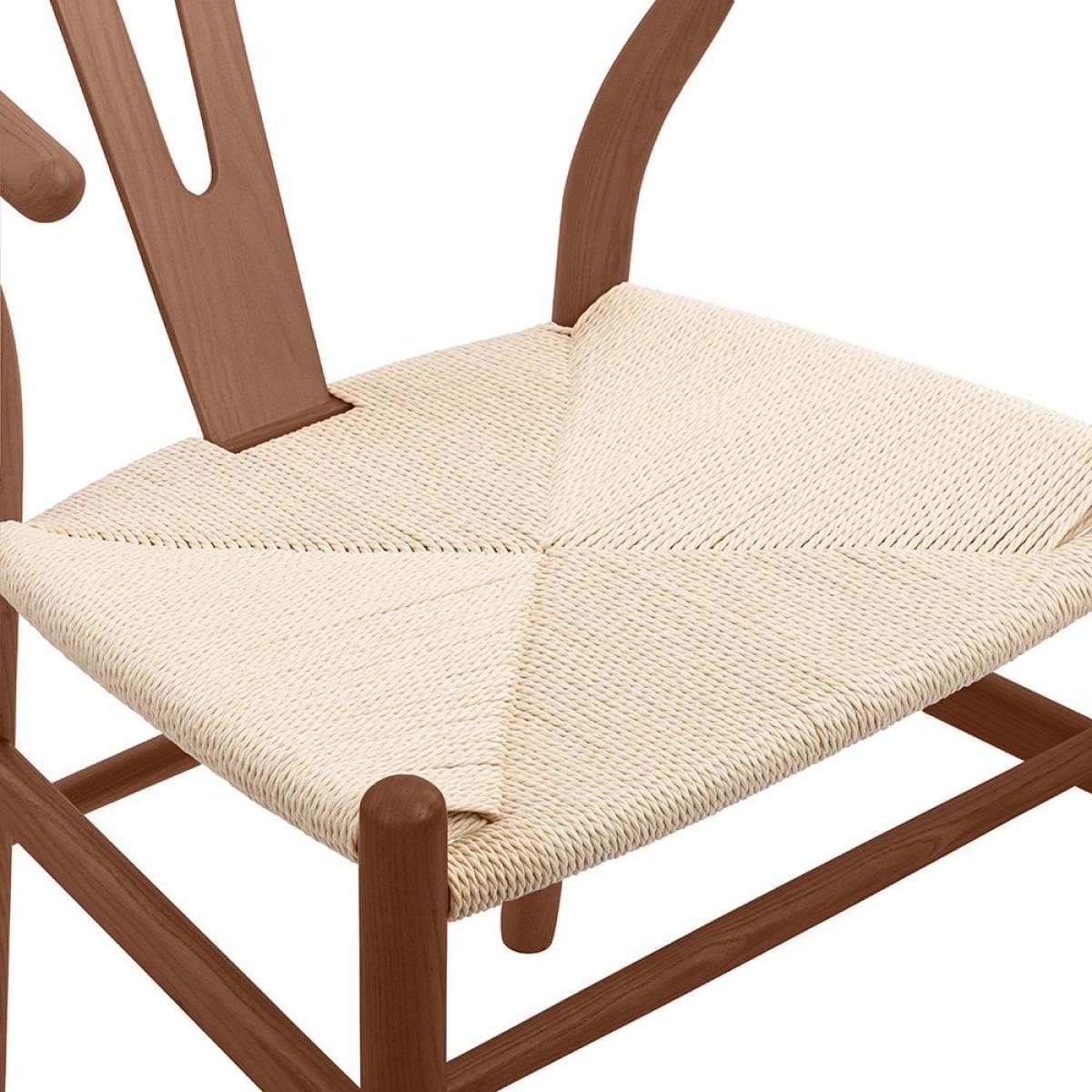 £10 Off Wish Wooden Dining Chair, Natural Weave & Light Walnut – image 7