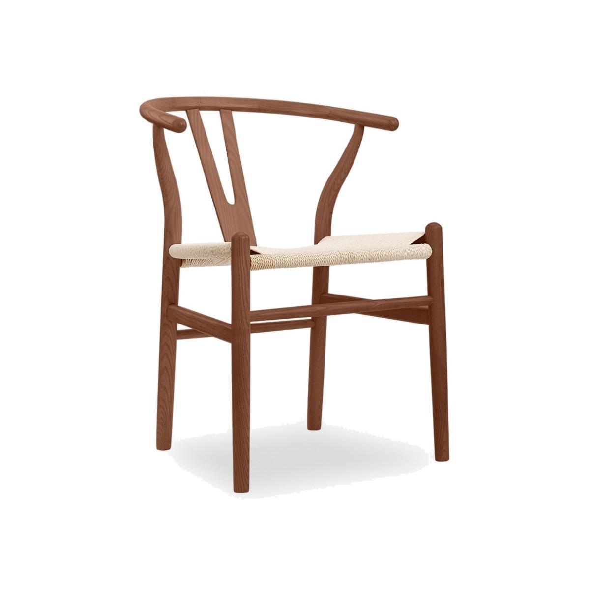 £10 Off Wish Wooden Dining Chair, Natural Weave & Light Walnut – image 1
