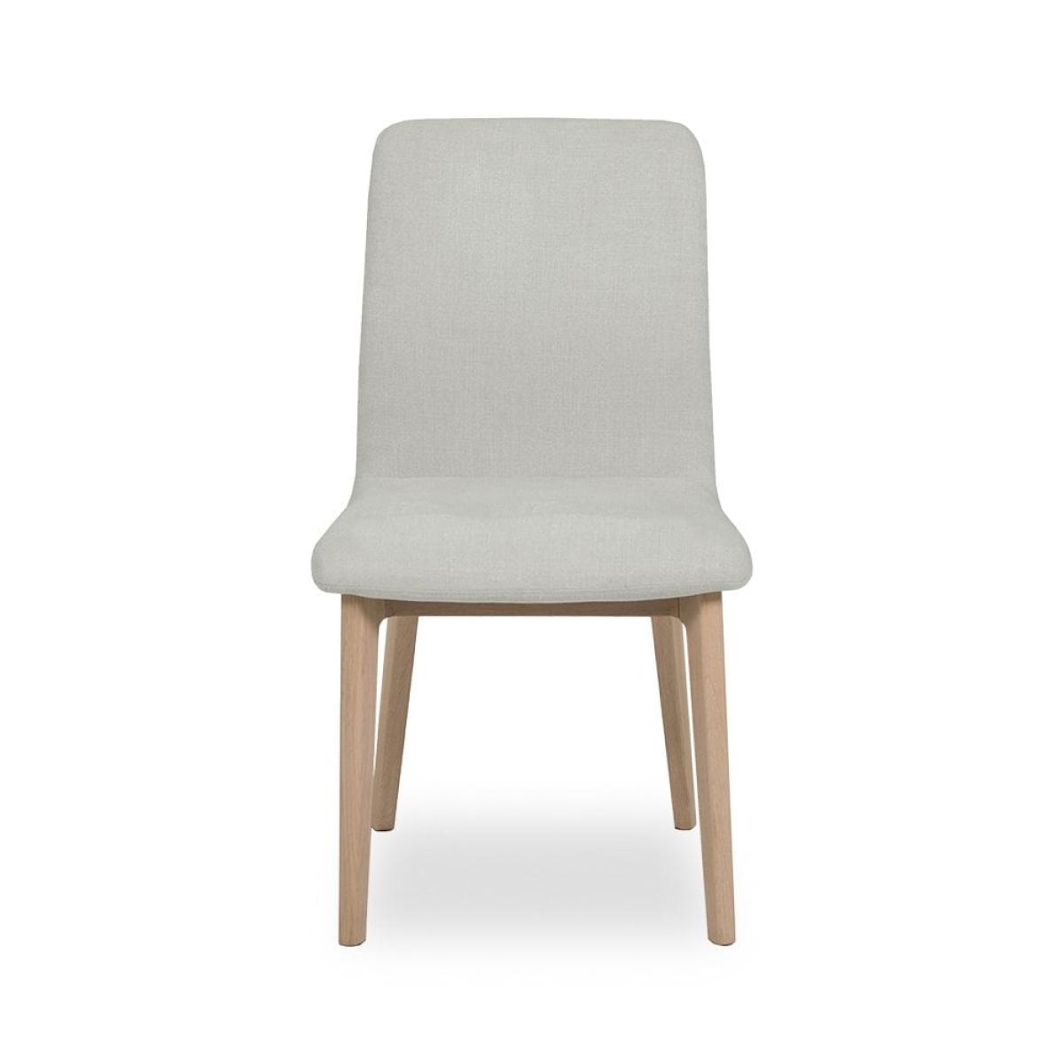 Mabel Set of 2 Fabric Dining Chairs, Natural – image 3