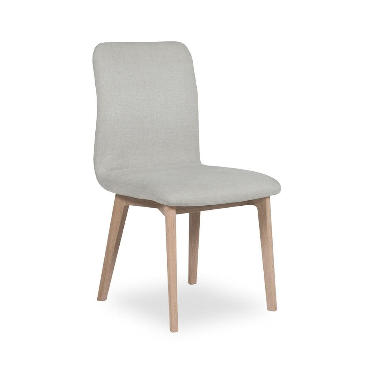 Mabel Set of 2 Fabric Dining Chairs, Natural – image 4