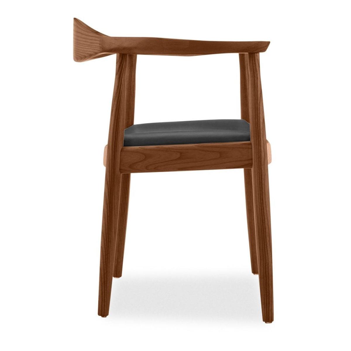 Otto Dining Chair, Black & Walnut Ash – image 4