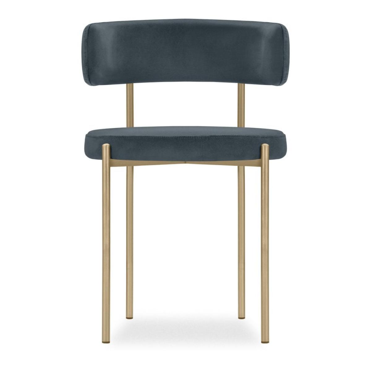 £40  Off  Cassie Dining Chair, Ink Grey Sustainable Velvet – image 4