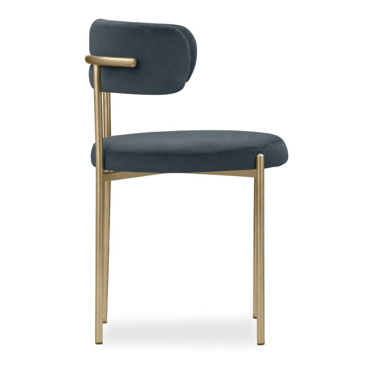 £40  Off  Cassie Dining Chair, Ink Grey Sustainable Velvet – image 5