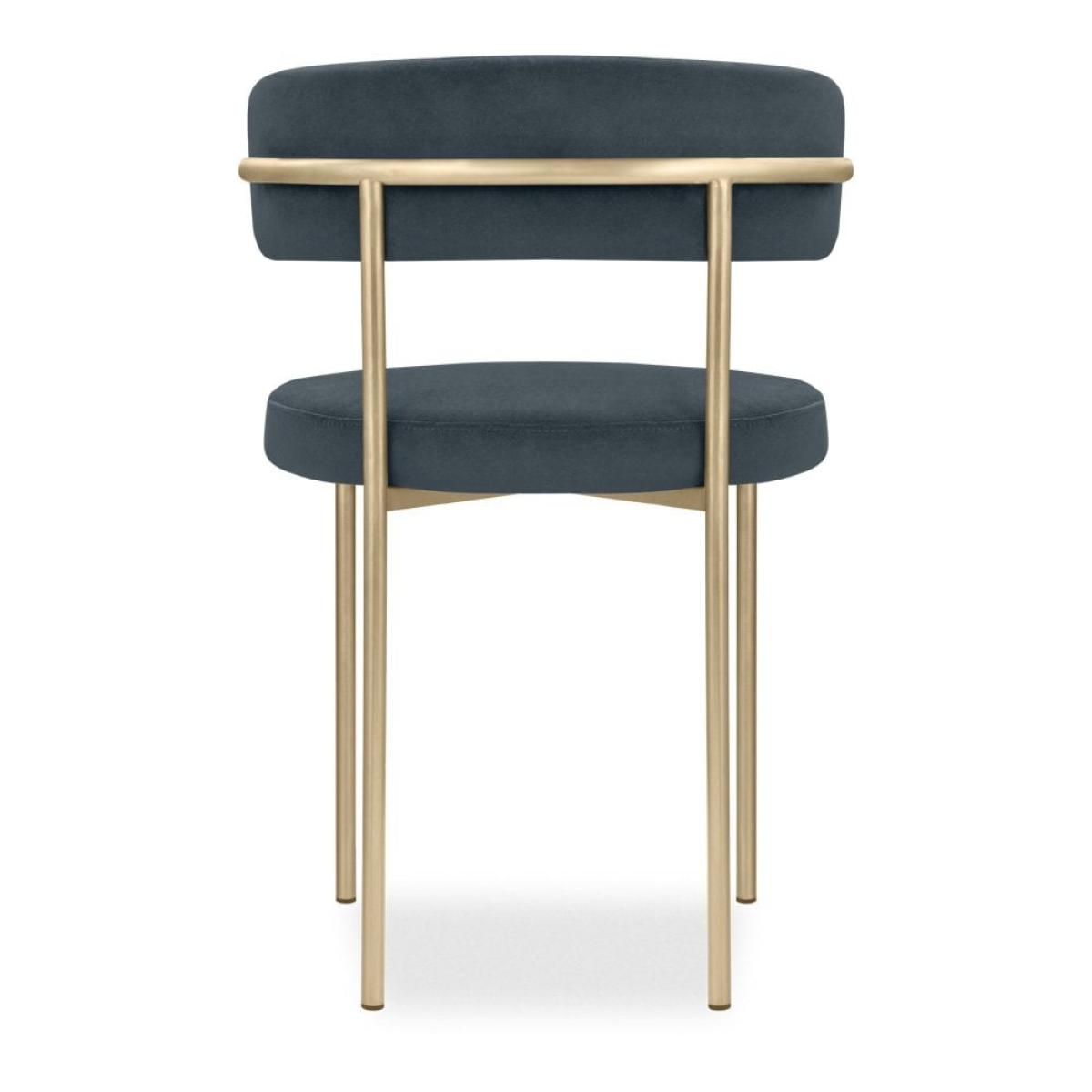 £40  Off  Cassie Dining Chair, Ink Grey Sustainable Velvet – image 7