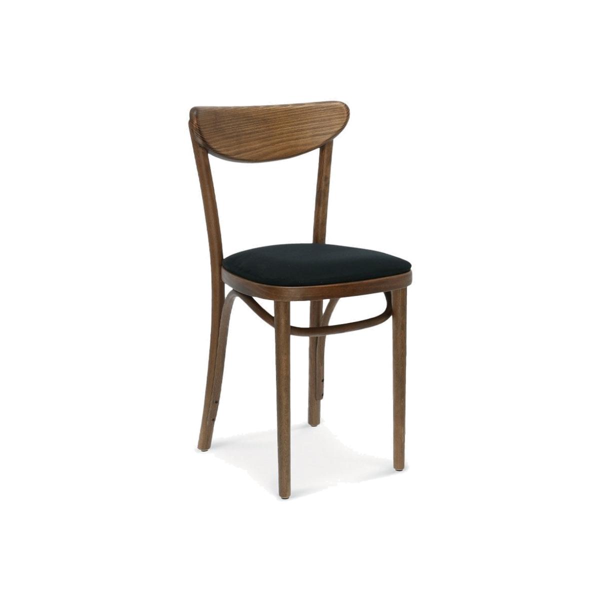 Dada Wooden Dining Chair, Walnut & Vintage Black – image 1