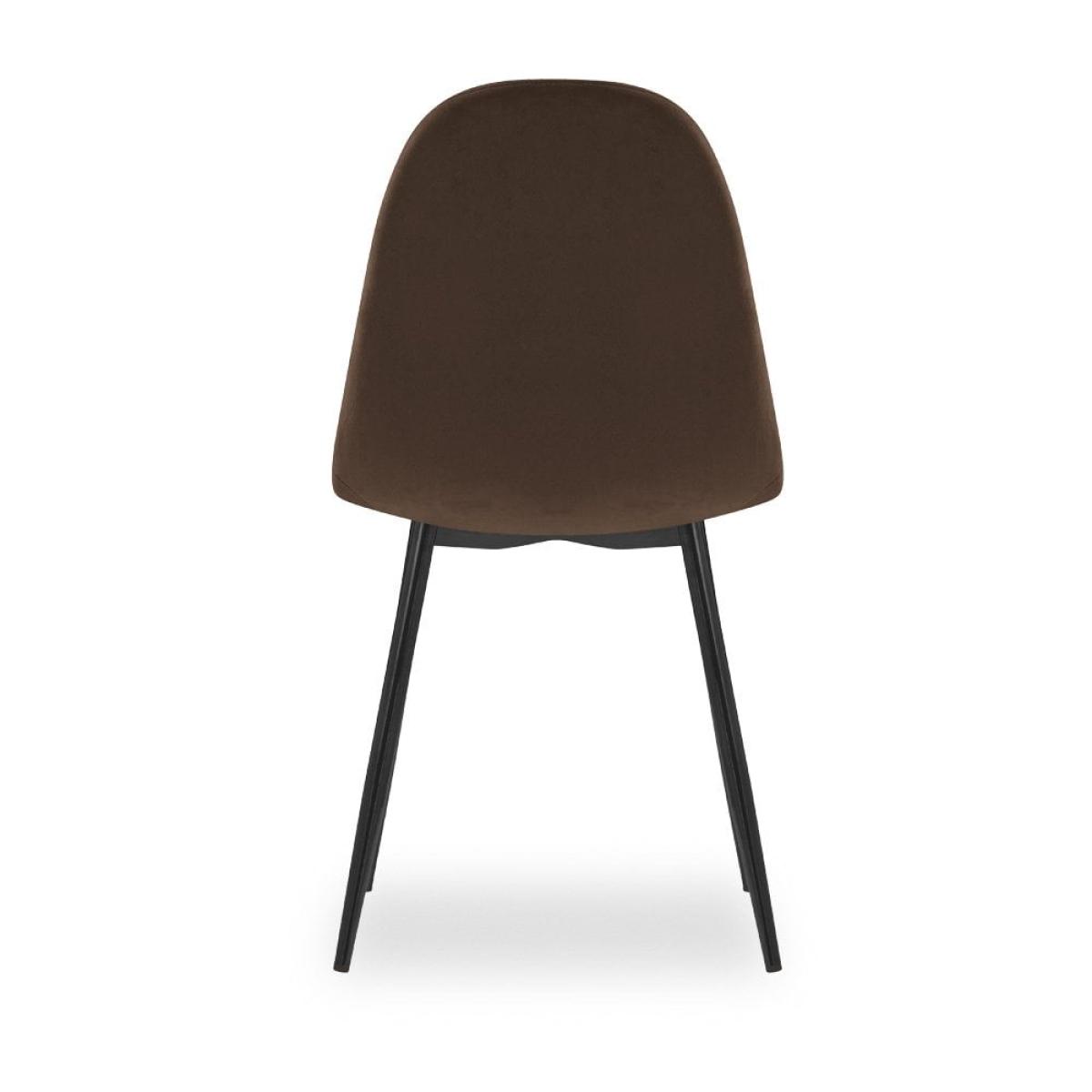 Rayner Dining Chair, Mocha Brown Sustainable Velvet – image 6