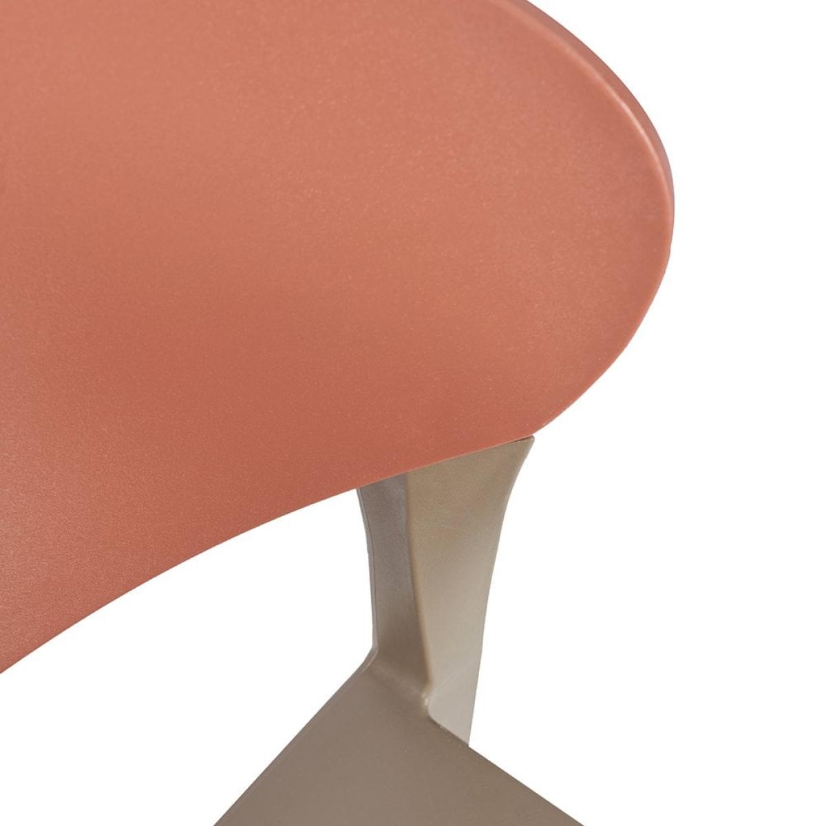 Rory Side Chair, Terracotta & Taupe – image 2