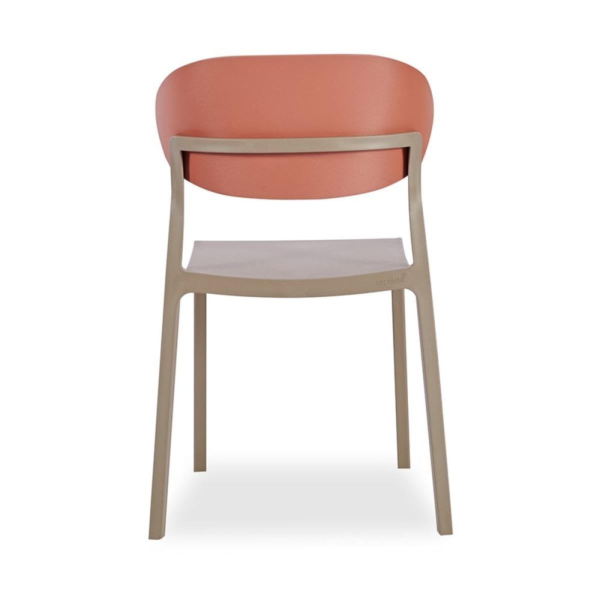 Rory Side Chair, Terracotta & Taupe – image 5