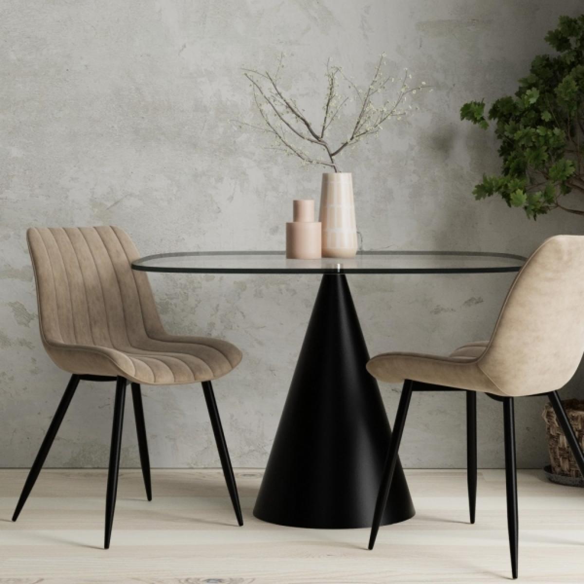 £20 Off Taylor Dining Chair, Taupe Velvet