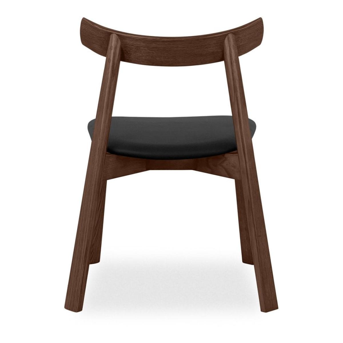 Clyde Wooden Dining Chair, Black & Walnut – image 7