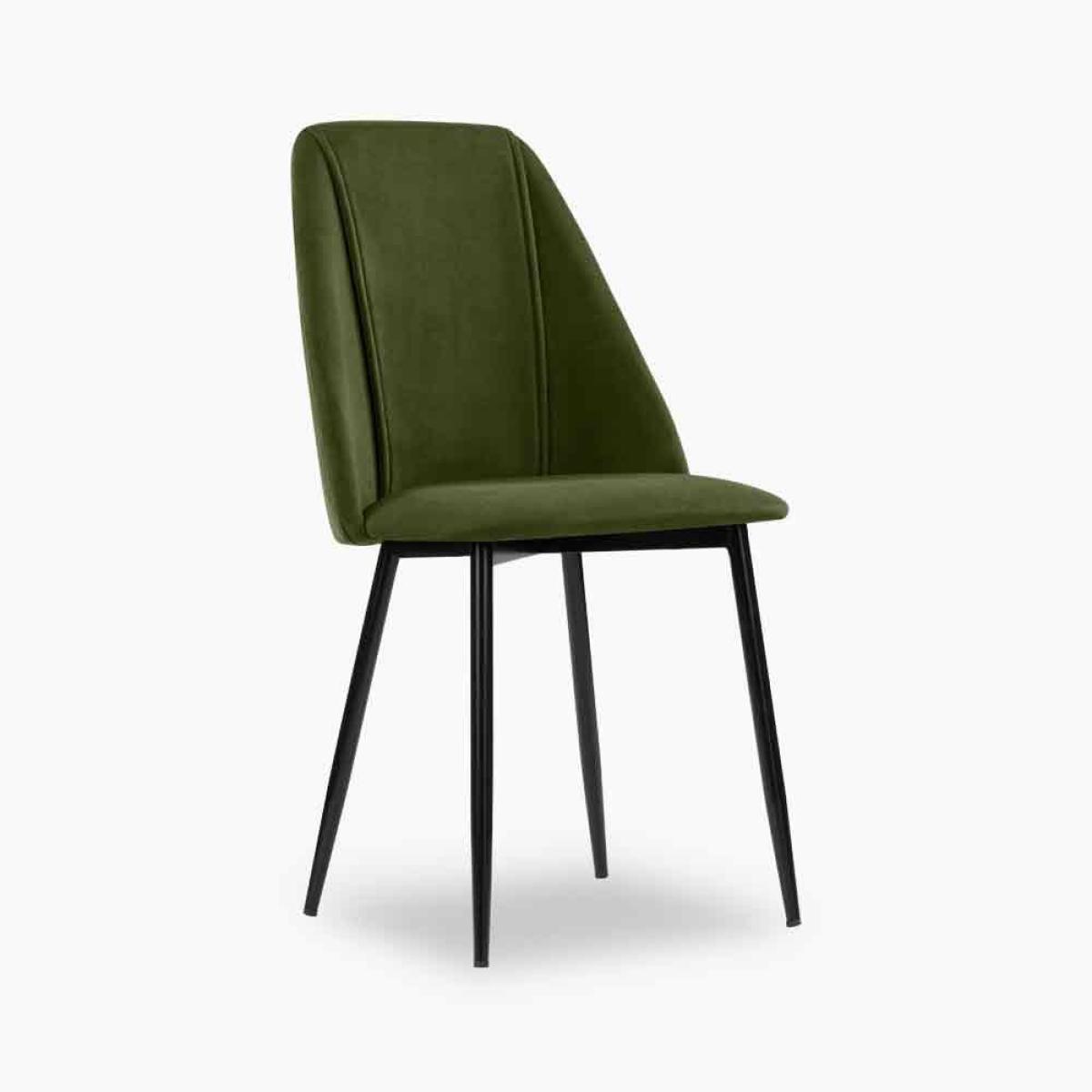 £20  Off  Marco Dining Chair, Olive Green Sustainable Velvet – image 2