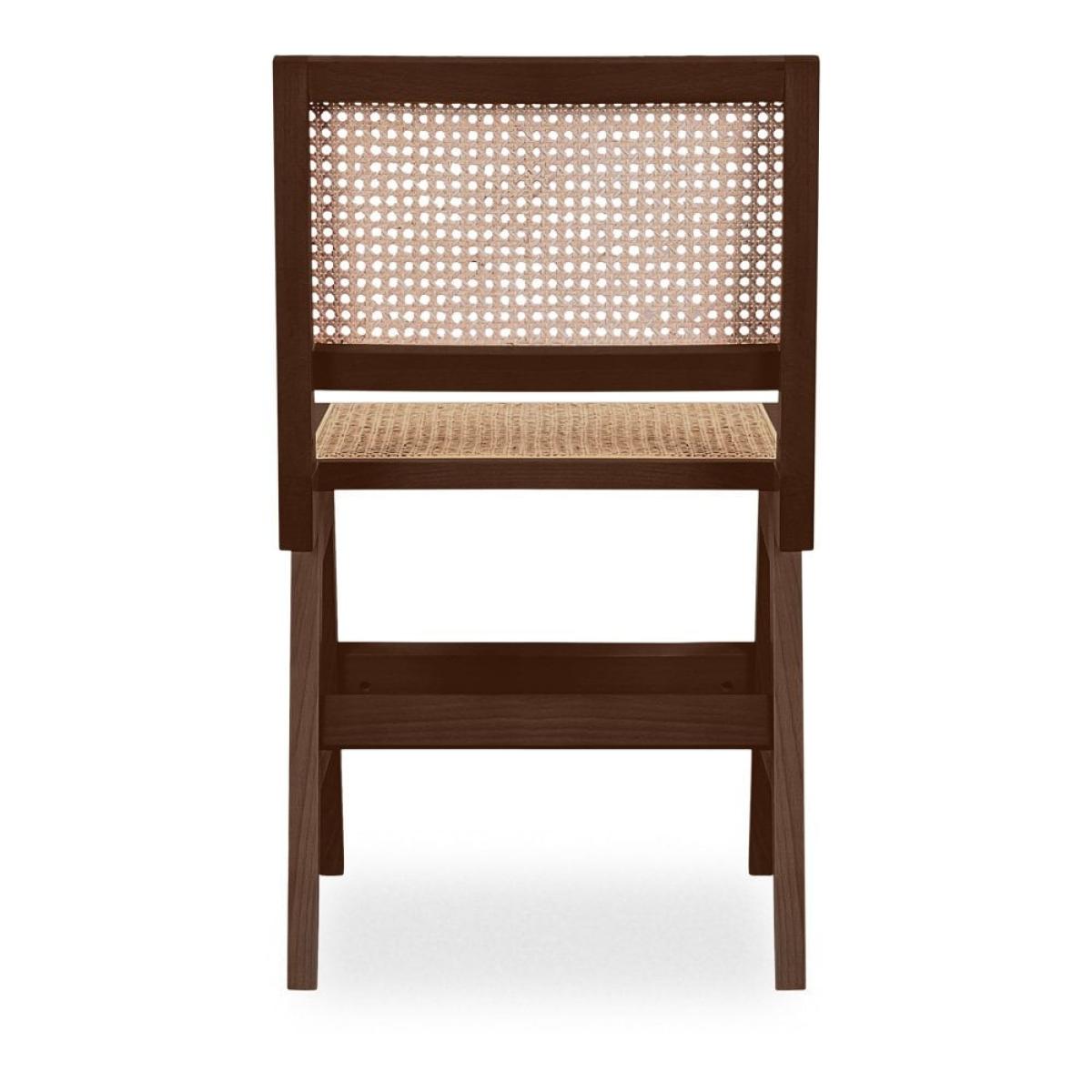 Cleo Wooden Dining Chair, Cane & Walnut – image 6
