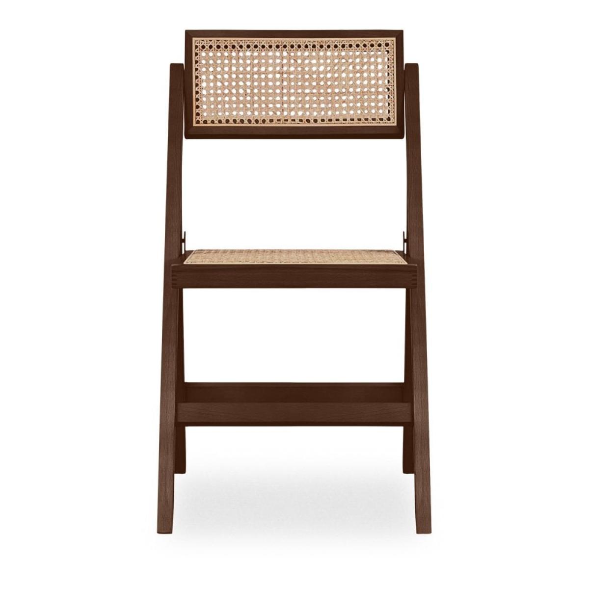 £10 Off Palmer Wooden Folding Dining Chair, Dark Walnut – image 3