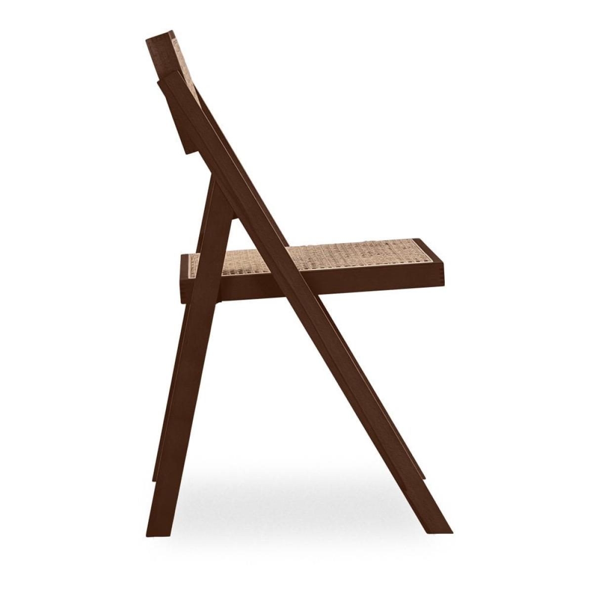 £10 Off Palmer Wooden Folding Dining Chair, Dark Walnut – image 4