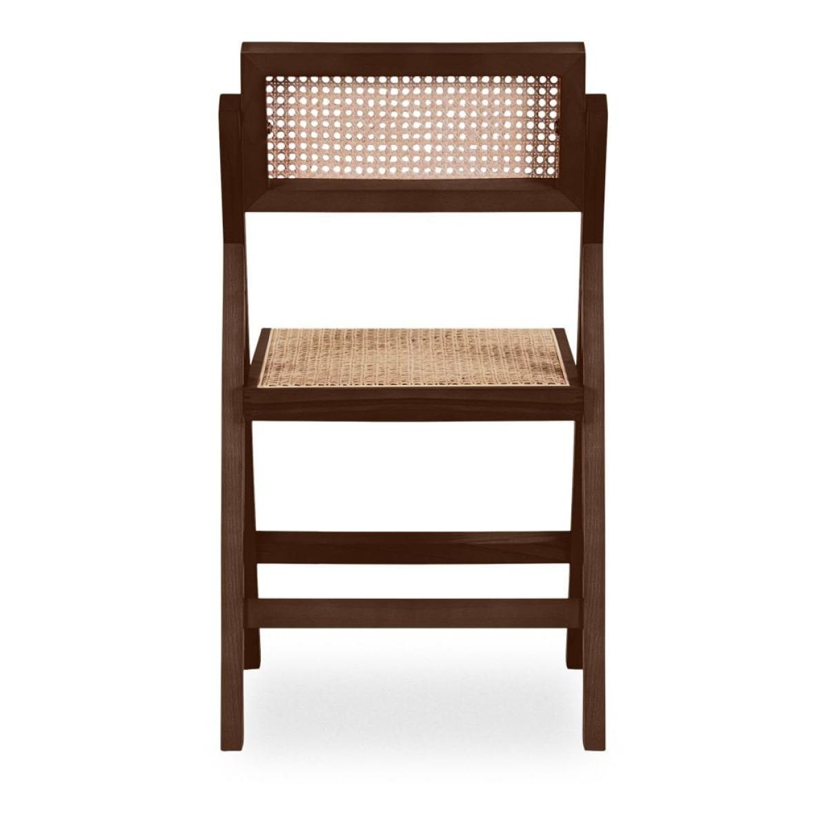 £10 Off Palmer Wooden Folding Dining Chair, Dark Walnut – image 6