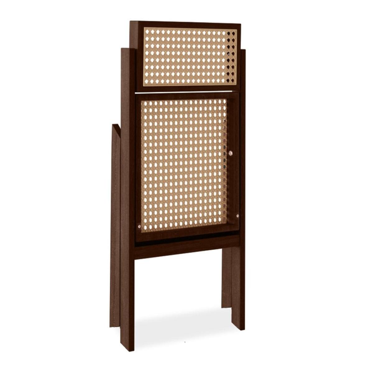 £10 Off Palmer Wooden Folding Dining Chair, Dark Walnut – image 7
