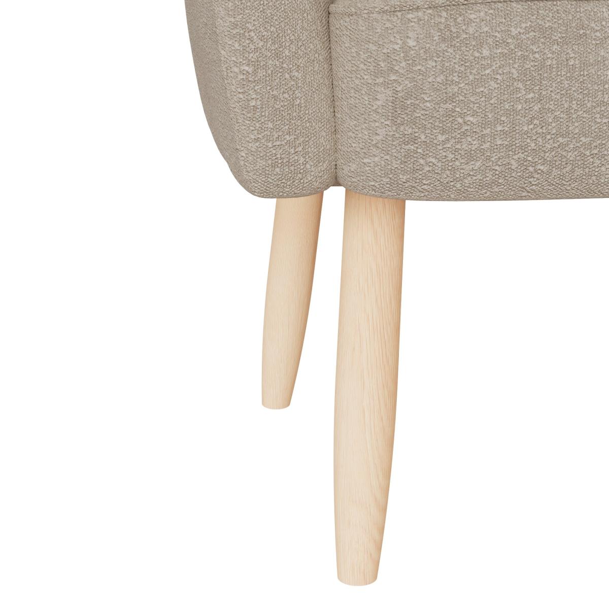 Florence Boucle Chair Stone – image 4