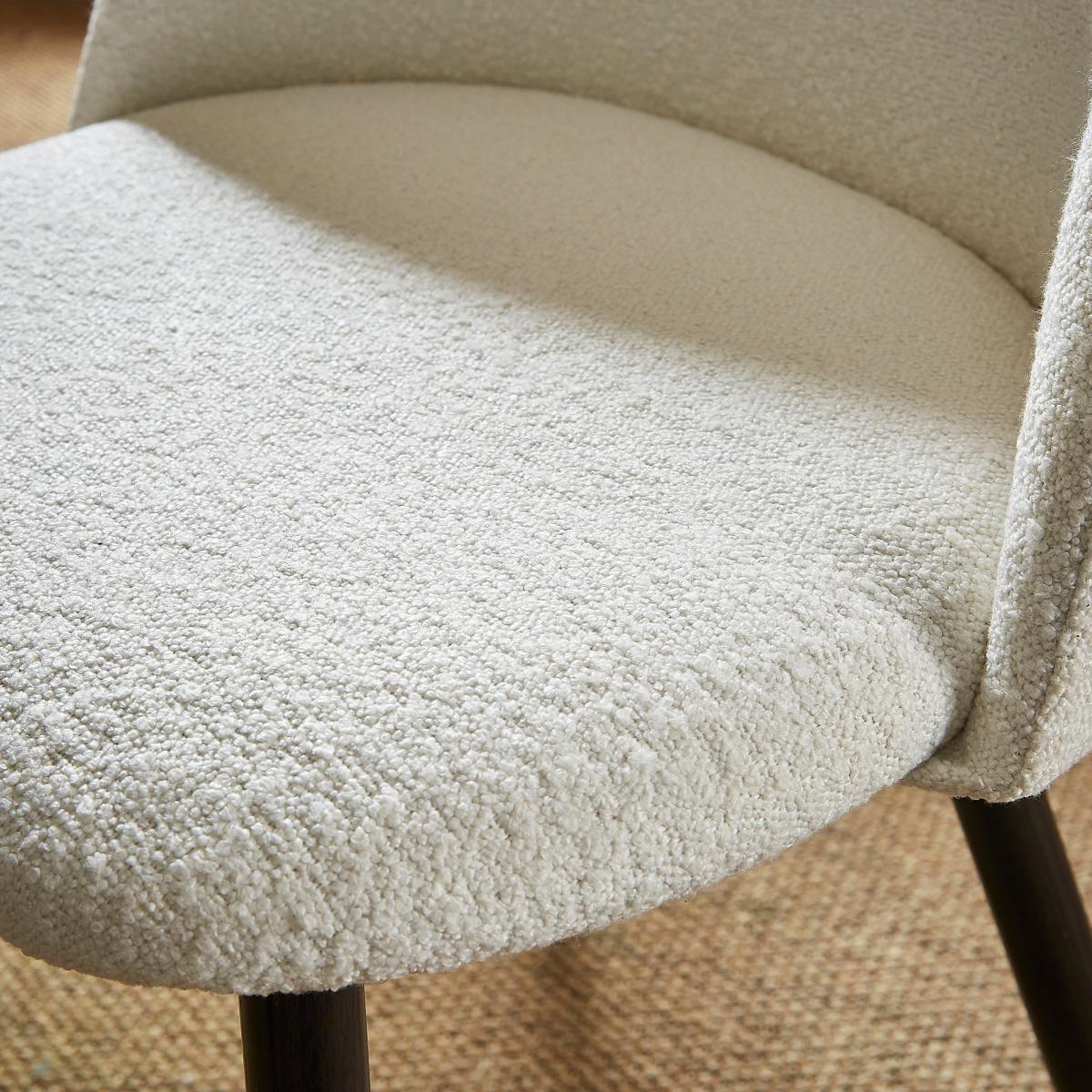 Astrid Dining Chair, Boucle Ivory – image 2