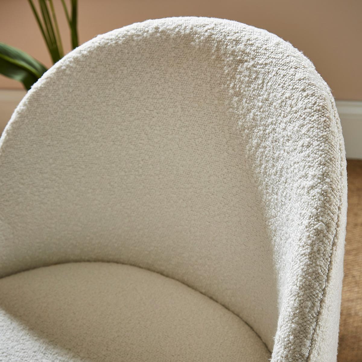 Astrid Dining Chair, Boucle Ivory – image 3