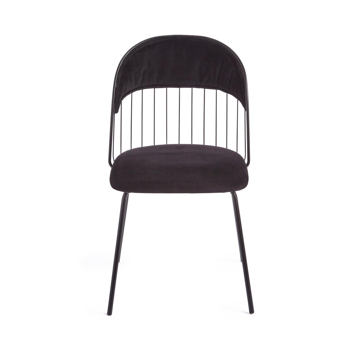 Marcela Set of 2 Chairs, Black Velvet Black Velvet – image 6