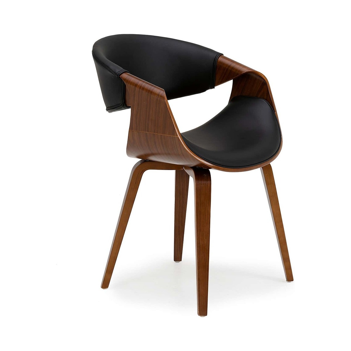 Modena Chair Black PU Leather Black – image 1