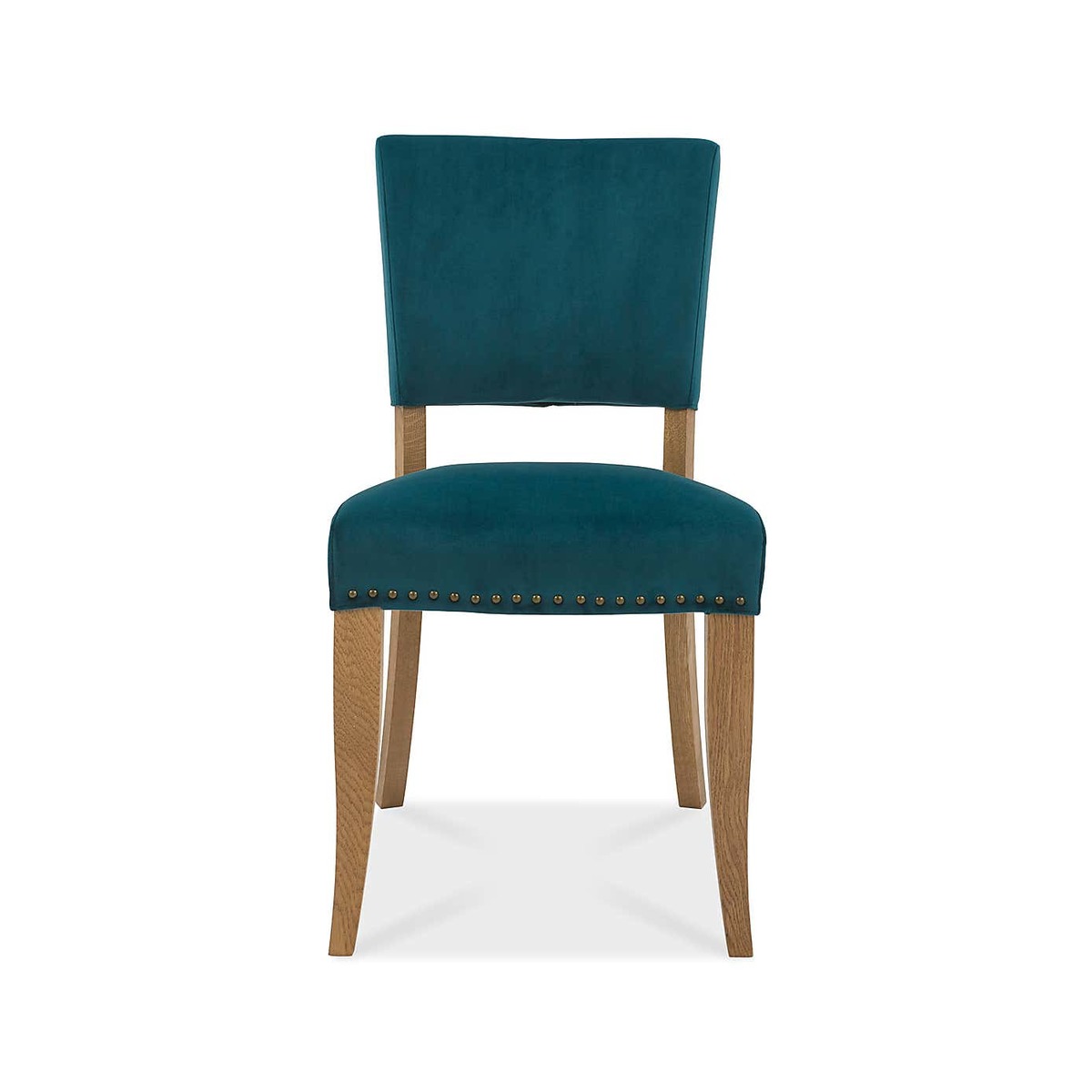Indus Set of 2 Dining Chairs Velvet Green – image 2