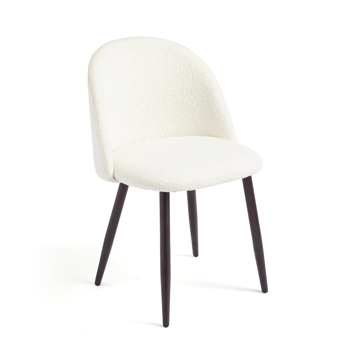 Astrid Boucle Dining Chair, Ivory Ivory – image 5