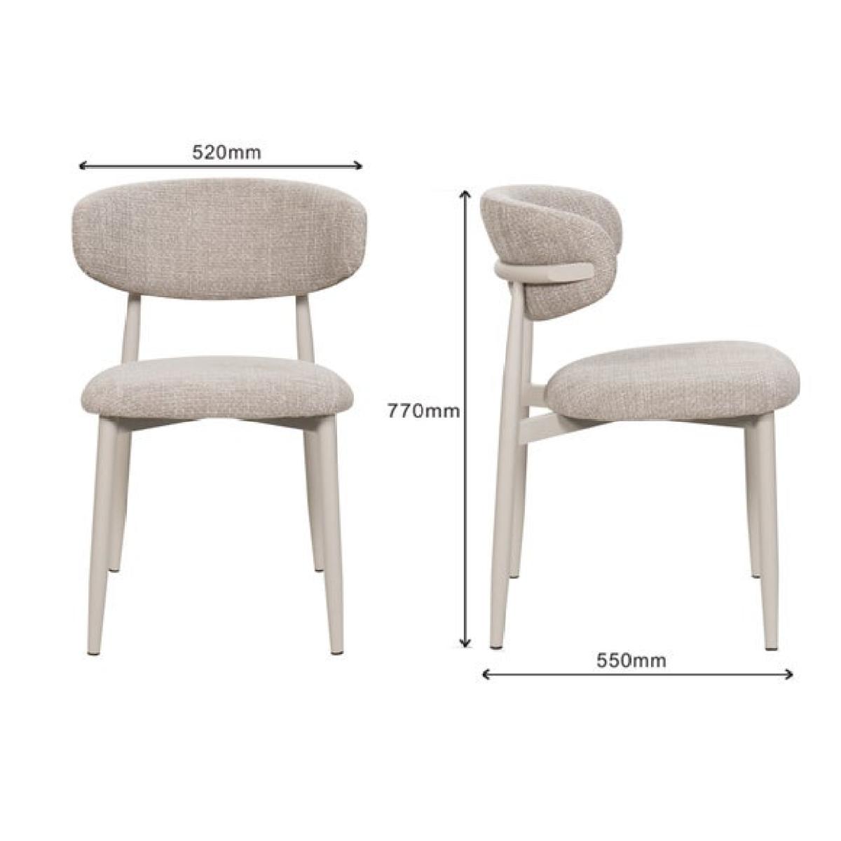 Return - Indus Valley Set of 2 Cleo Dining Chairs – image 7