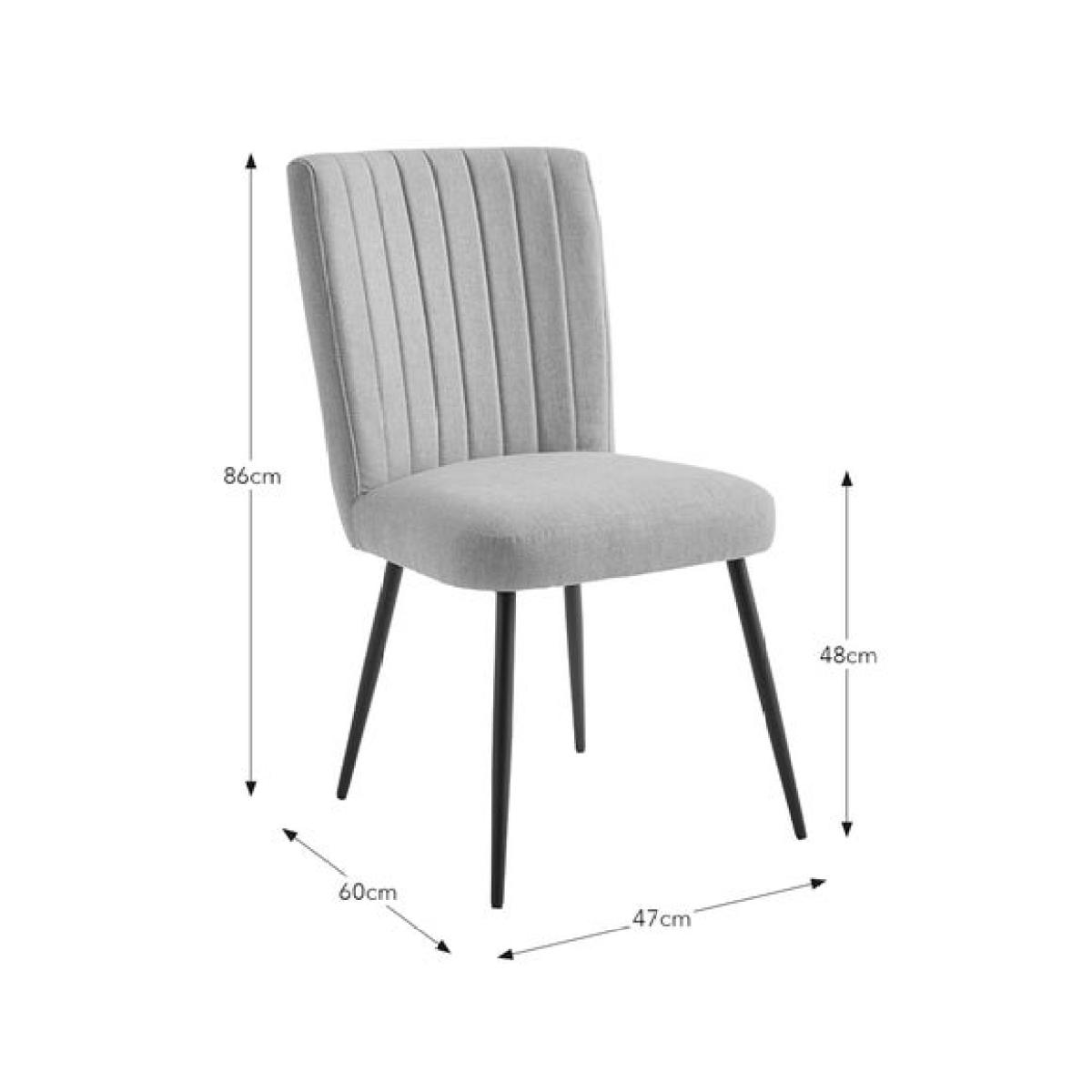 Taylor Dining Chair, Fabric – image 9