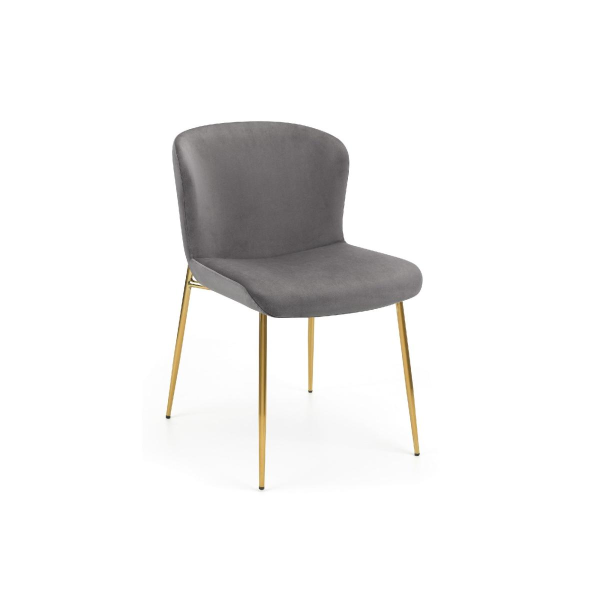 Harper Set of 2 Dining Chairs Grey – image 2