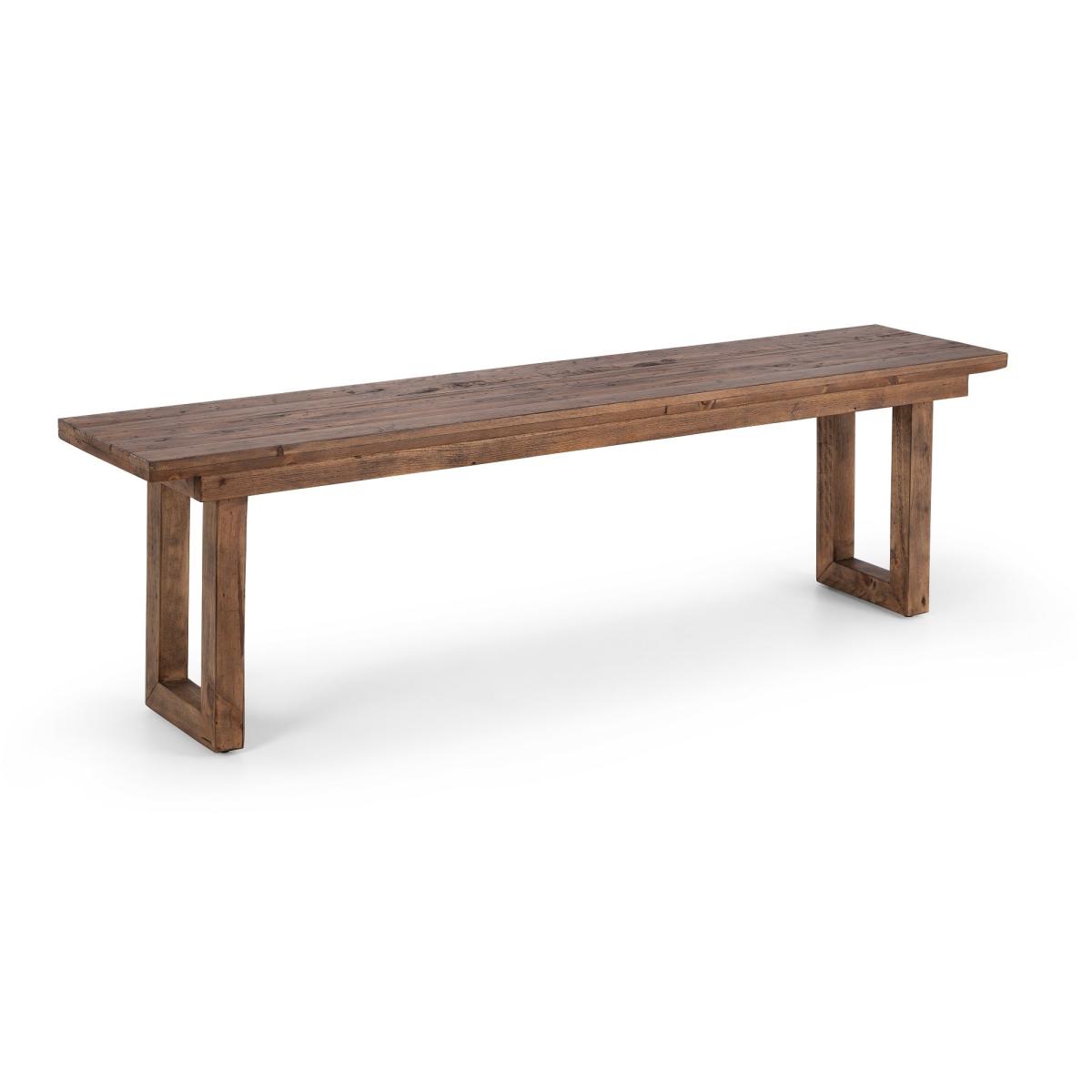 Woburn Dining Bench, Pine Brown – image 3