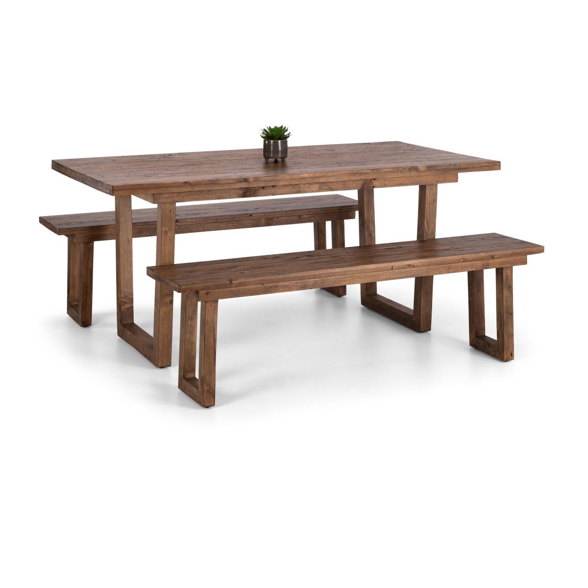 Woburn Dining Bench, Pine Brown – image 5